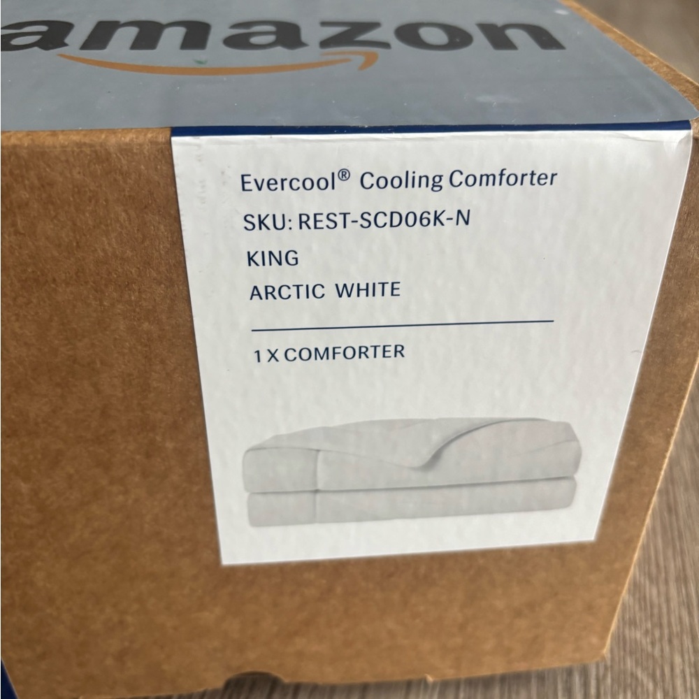 REST Evercool Cooling Comforter, Arctic White - King/Cali King 106"x90" OPEN BOX - Picture 8 of 13
